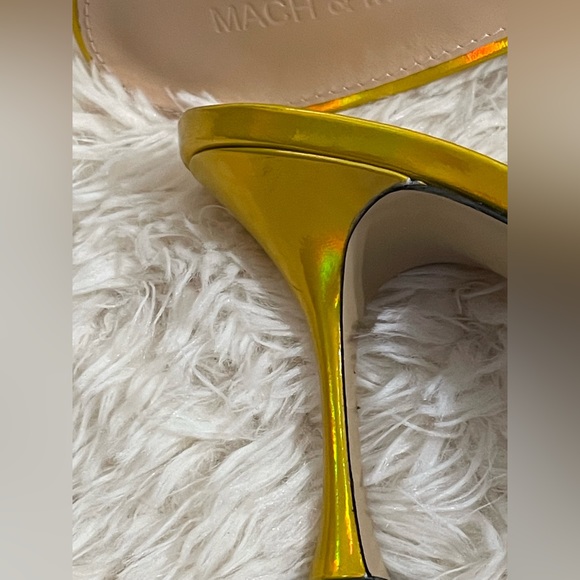 Mach & Mach Double Crystal Bow Pointed Toe Mule - Picture 7 of 7